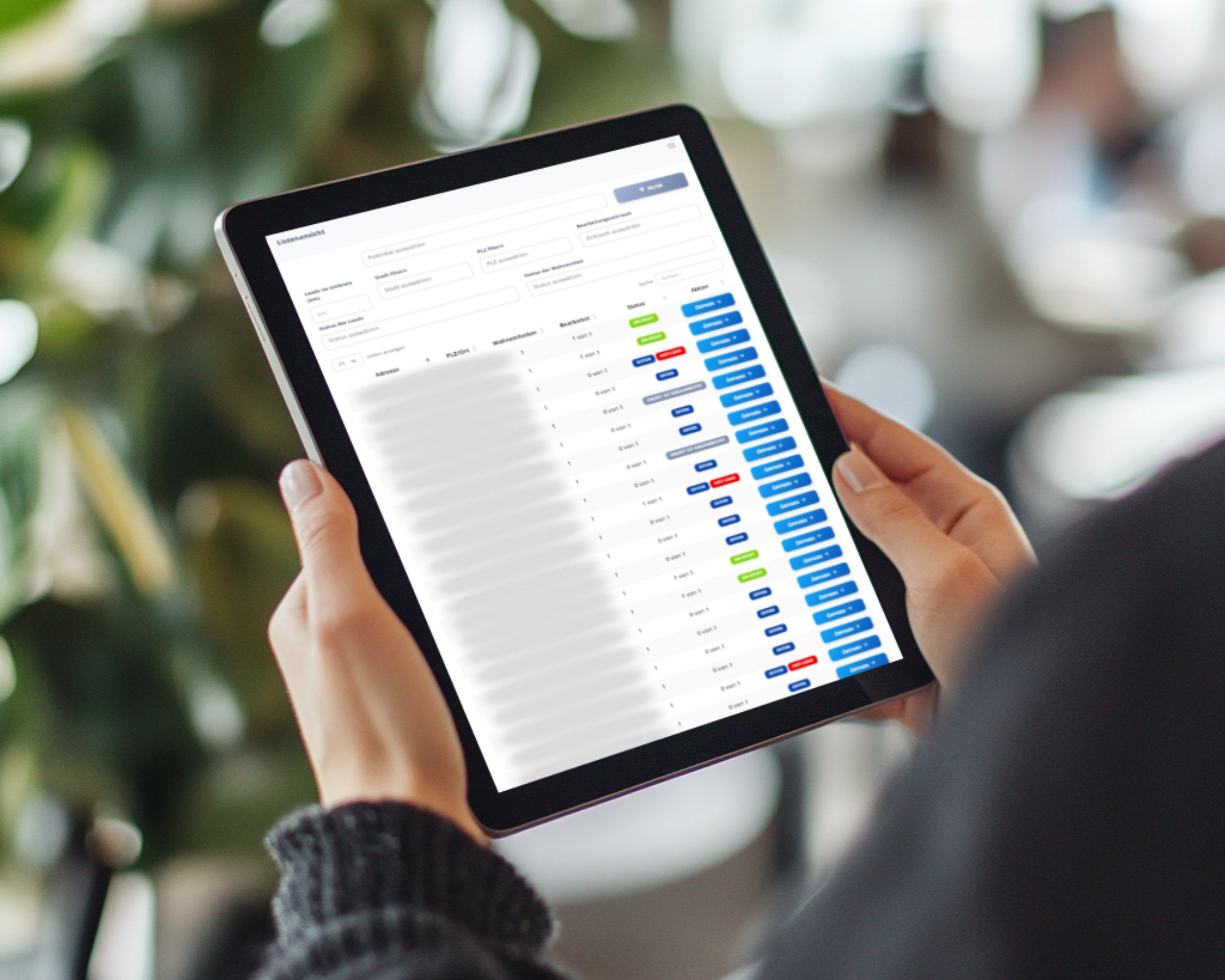 Lead-Management und Besuchsdokumentation